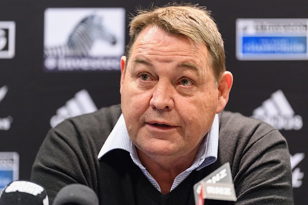 All Blacks coach Steve Hansen says he’ll be picking his strongest lineup in Perth. Photo: Getty Images