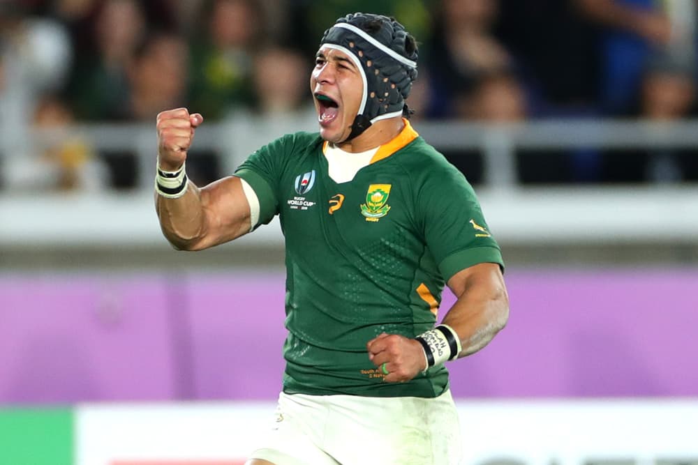 Cheslin Kolbe continued to turn heads over the weekend, scoring two tries for Toulouse. Photo: Getty Images