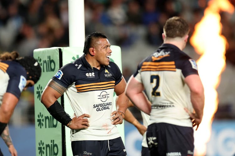 The Brumbies reflect after another semi-final defeat. Photo: Getty Images