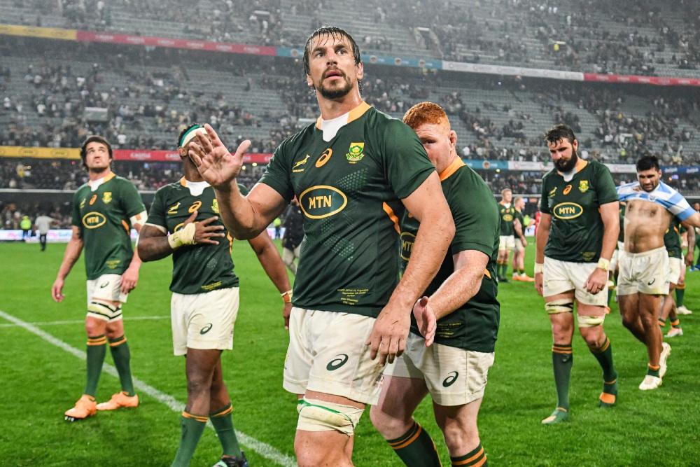 Lock Eben Etzebeth is in line to join Victor Matfield as the most capped Springbok. Photo: Getty Images