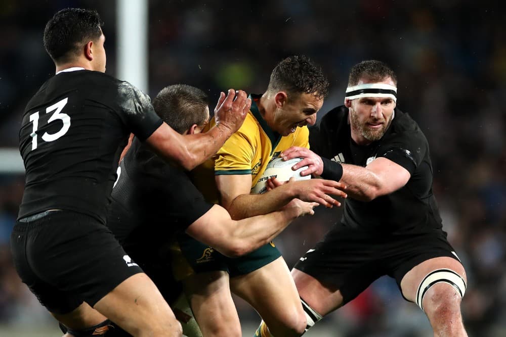 Nic White will wear the No.9 jersey for the Wallabies despite coming under pressure to retain his spot. Photo: Getty Images