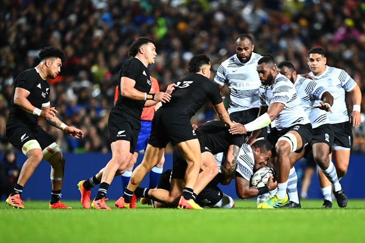 The All Blacks take on Fiji in the USA. Photo: Getty Images