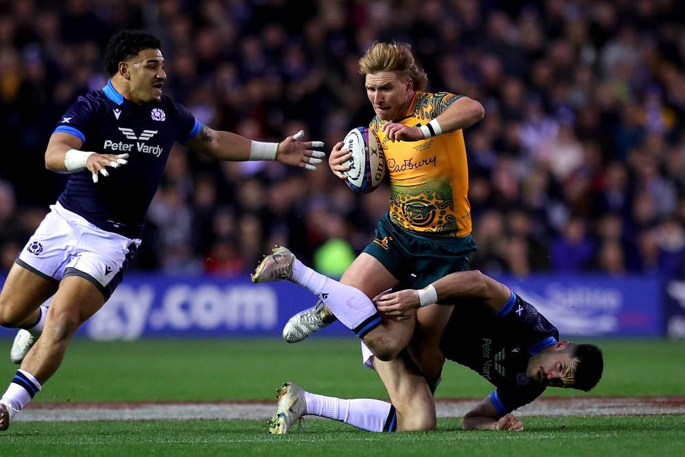 The Wallabies found a way to hold on against Scotland. Photo: Inpho Photography