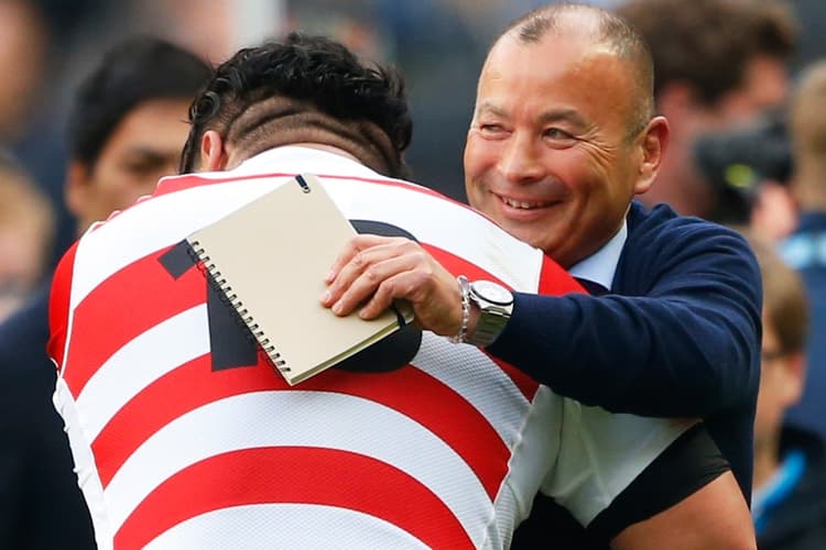 Eddie Jones' project to rebuild Japan rugby in his image will come under increased international scrutiny when the Brave Blossoms play the All Blacks. Photo: Getty Images