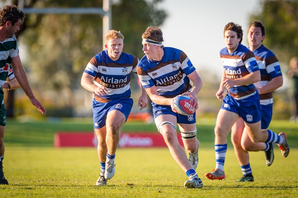 Jackson Pugh playing in the Fortescue Premier Grade for Palmyra Rugby Club. Photo: Gordan Pettigrew/True Spirit Photos