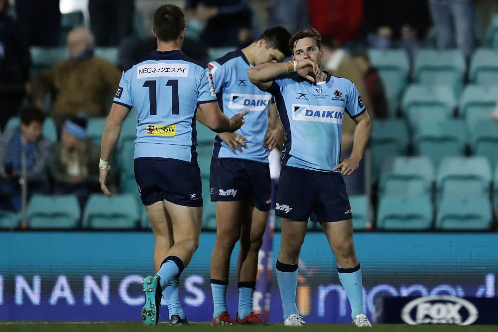 Will Harrison's missed touch-finder proved costly as the Waratahs searched for a bonus-point win. Photo: Getty Images