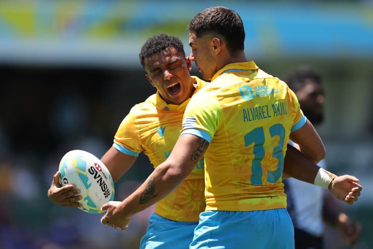 Uruguay have stunned Fiji to start Perth SVNS. Photo: Getty Images