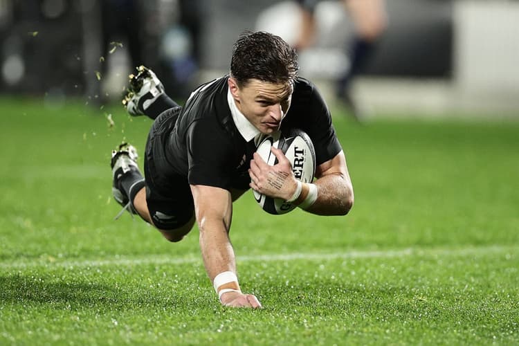 Beauden Barrett returns to the All Blacks starting side for the England Test. Photo: Getty Images