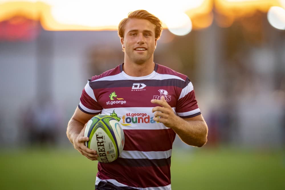 Hamish Stewart's defence will be an asset against the Jaguares. Photo: QRU Media/Brendan Hertel