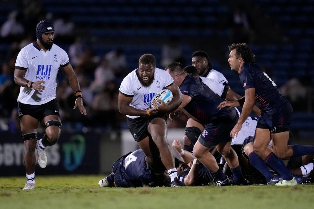 Fiji cruised to victory over the USA to advance to the Pacific Nations Cup decider. Photo: World Rugby