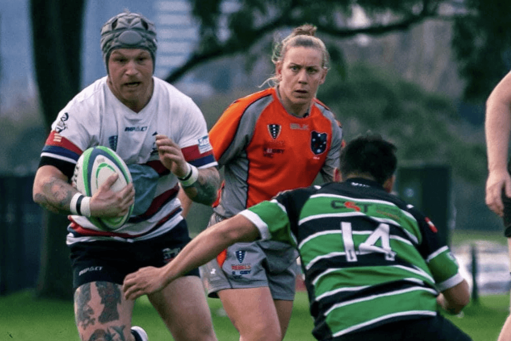 Amber McLachlan overseeing a Dewar Shield fixture