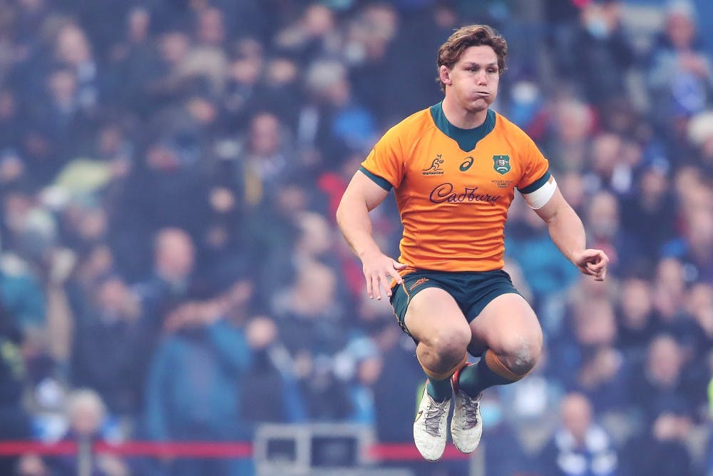 Wallabies legend Michael Hooper is looking to deliver the men's program their first Olympic medal. Photo: Getty Images